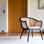 The solid ash tubular frame offers an impression of lightness