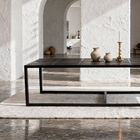 Black burnt wood coffee table Kobe