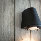 Beautiful black wall lamp, full of elegance.