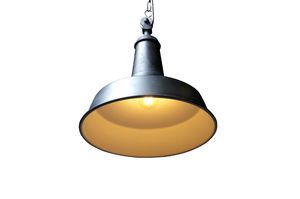 Zwarte metalen hanglamp Black Factory