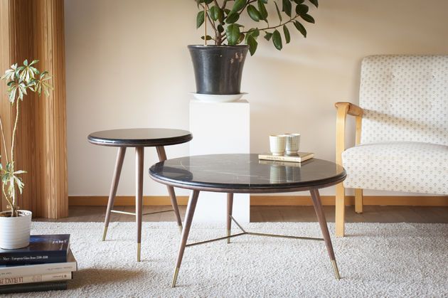 Black marble coffee table Sivart