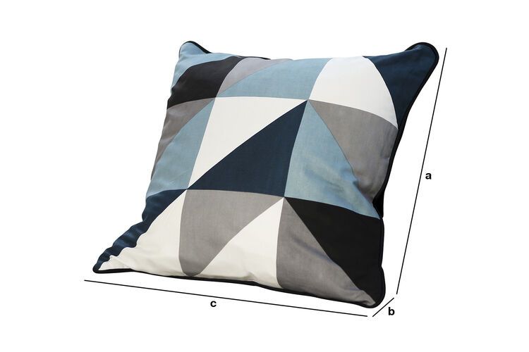 Produktdimensionen Blaues Kissen Norway