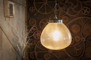 Blown glass pendant light Bangor