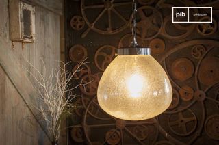 Blown glass pendant light Bangor