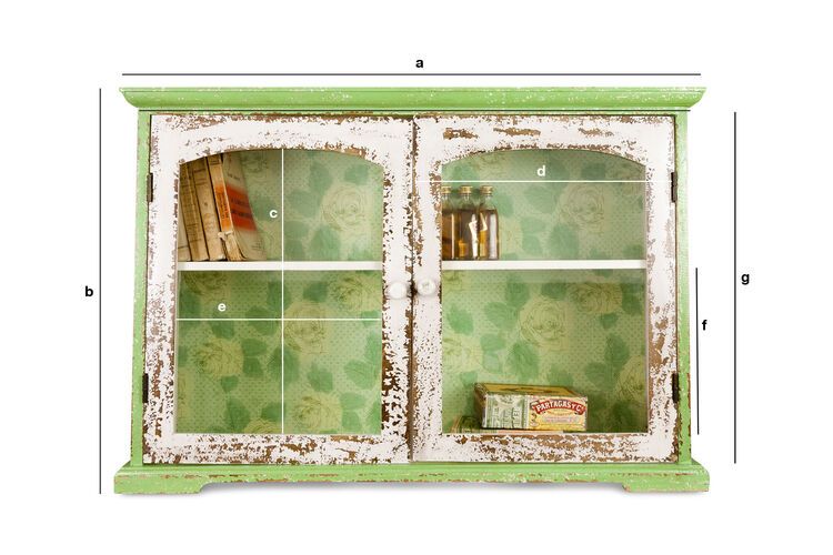 Productafmetingen Boho wandkast