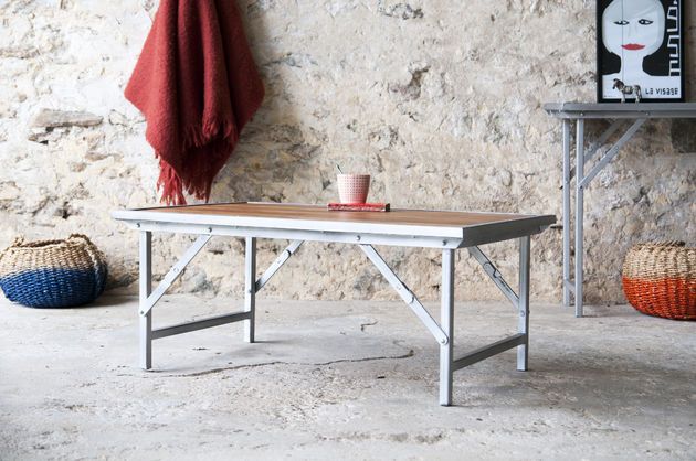 Salontafel van teakhout Bollène
