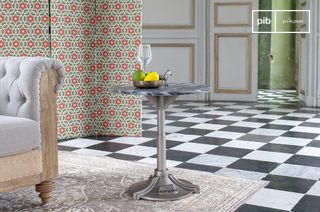 Bout de canapé en marbre Larios