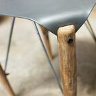 Seating furniture or side table with retro style