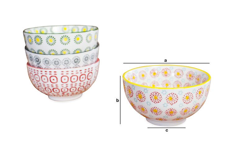 Product Dimensions Bowls Julia