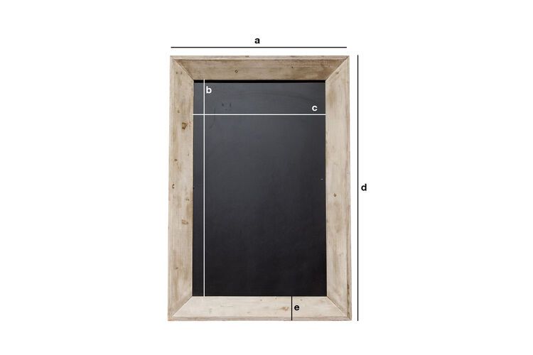 Product Dimensions Brewery blackboard 122x83cm