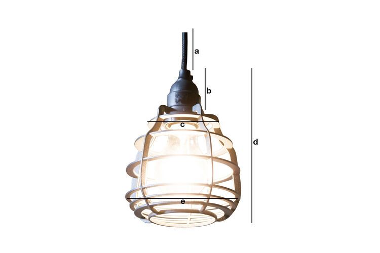 Product Dimensions Bristol pendant lamp