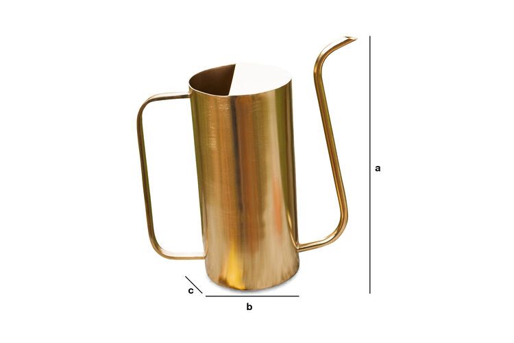 Dimensioni del prodotto Brocca in ottone Sterling