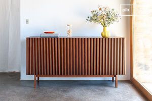 Buffet en bois teinte noyer Pillar