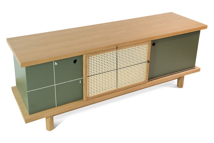 Dimensions du produit Buffet en Chêne Tammea