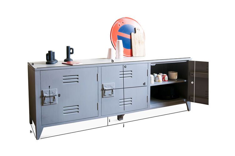 Dimensions du produit Buffet Kilit