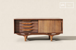 Buffet scandinavo in legno Alrik