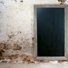 A wooden blackboard perfect to note on