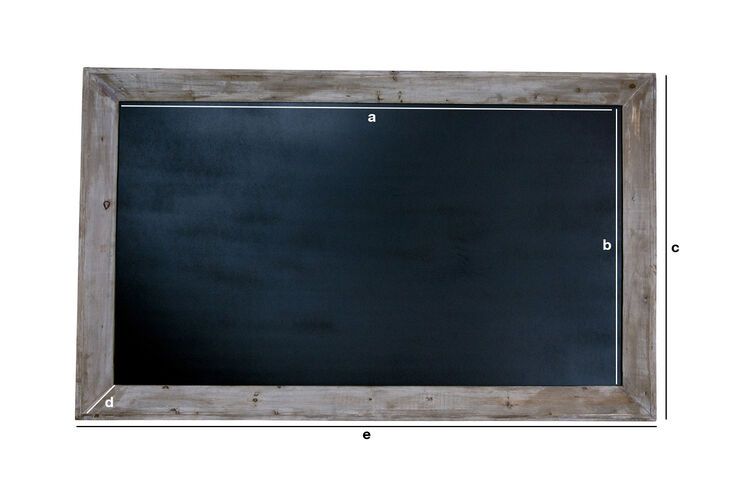 Productafmetingen Café schoolbord 115x190cm