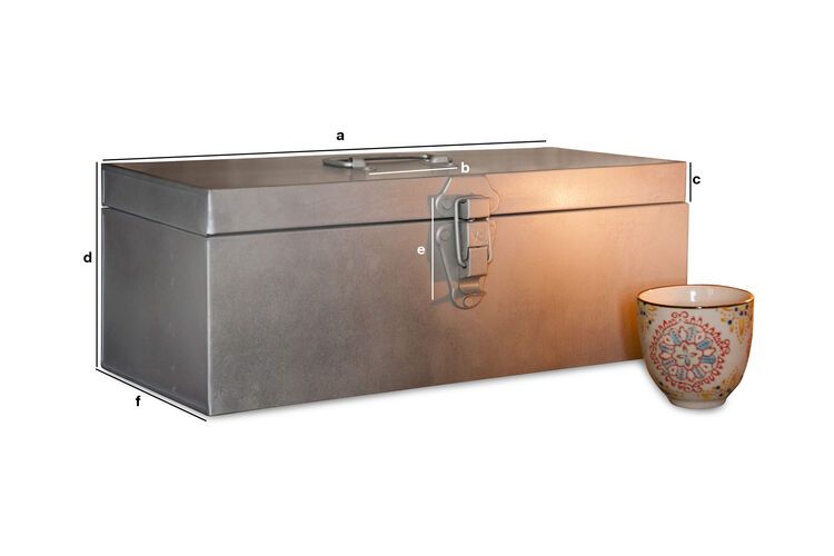 Dimensiones del producto Caja de almacenamiento Otoole
