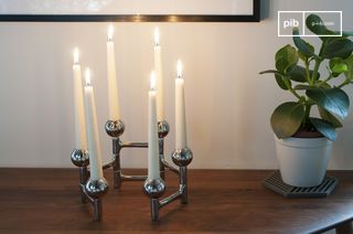 Lampadario cromato