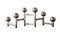 Miniatura Candelabro cromado Hexabal Clipped