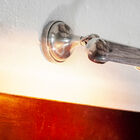 Silberne Tafel-Applikation Capitol