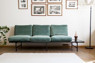 Green velvet and marble sofa Carthy