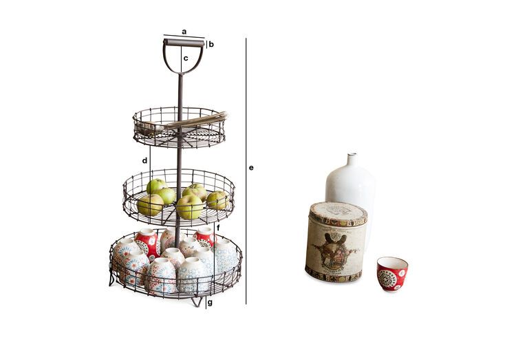 Dimensiones del producto Cesta Annelle