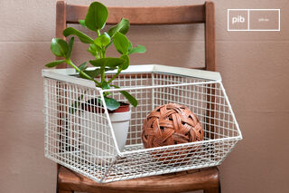 Cesta de almacenamiento apilable