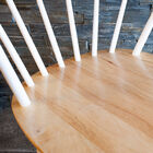 Beautiful combination of light wood and white.