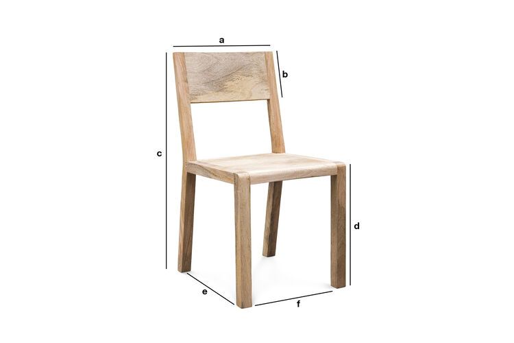 Product Dimensions Chair Möka