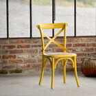 Chaise bistrot jaune Pampelune