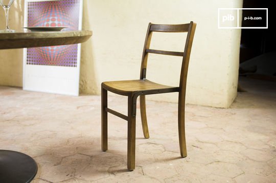 Chaise de bistrot en bois
