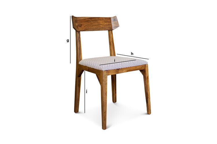 Dimensions du produit Chaise Elsa