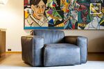 Chaise en cuir