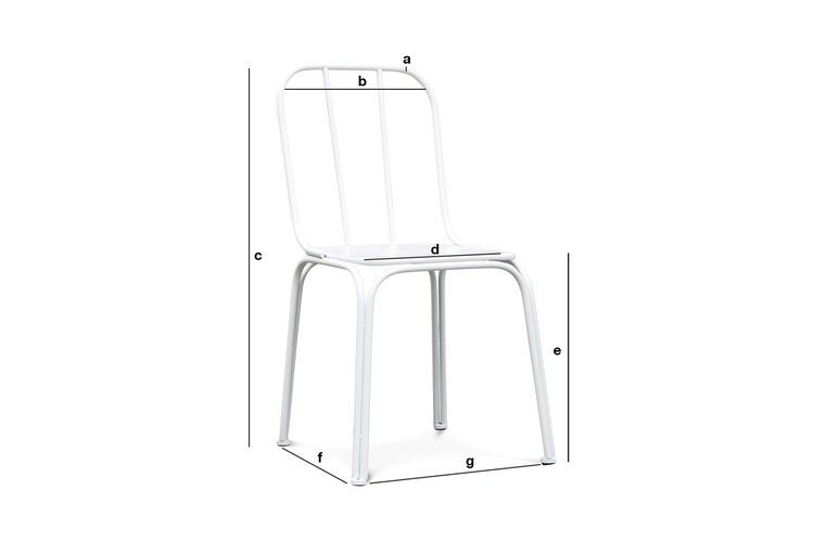 Dimensions du produit Chaise Scandinave Sollävik
