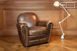 Cigar Club leren fauteuil