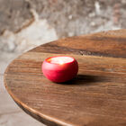 Rond houten tafelblad met fijne afwerking