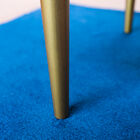 Pretty legs in varnished brass.