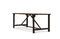 Miniatura Mesa de comedor de metal gris Kerizel Clipped