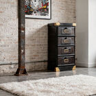 Commode en métal 4 clapets Boston