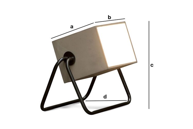 Product Dimensions Concrete box lighting