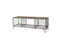 Mueble para TV de metal con rejilla