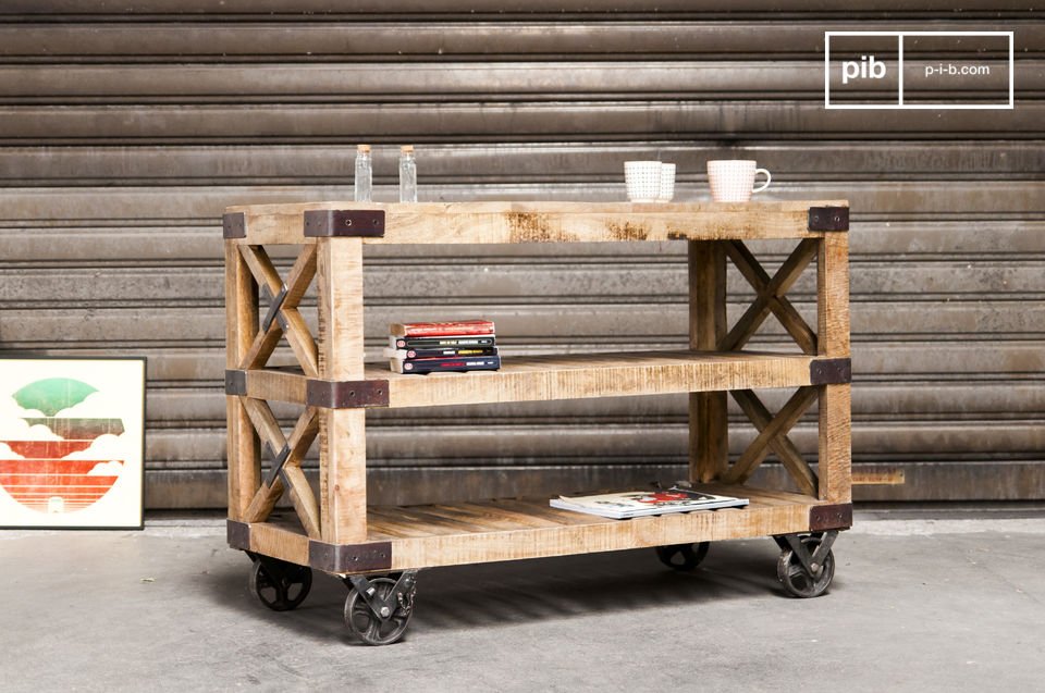 Un mueble con carácter y un amplio espacio de almacenaje, una delicia industrial'.