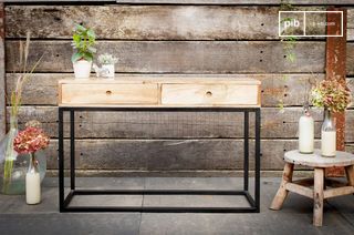 Console à tiroirs en bois  Austin