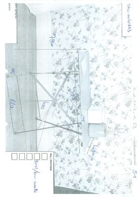 Console pliante ou bureau d'appoint