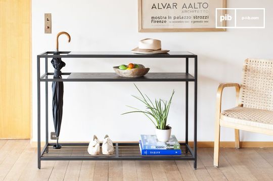 Console en marbre noir