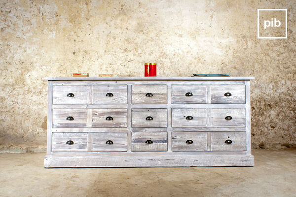 Console tables with drawers