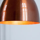 The finish is varnished and copper plated for an exquisite finish.