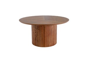 Couchtisch aus nussbaumfarbenem Holz Ligna